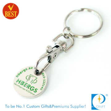 Trolley Coin / Trolley Coin Keychain avec placage doré